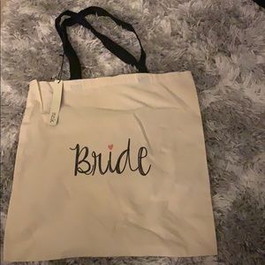 New bride tote